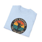 Life Happens Tai Chi Helps Circle T-Shirt