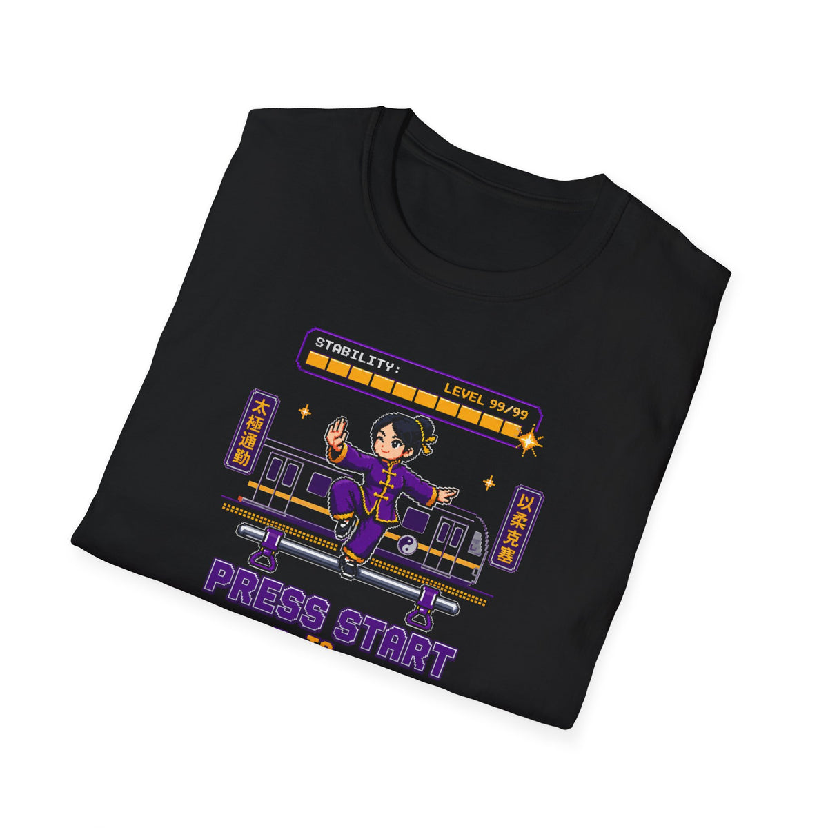 Press Start Tai Chi Commute T-Shirt