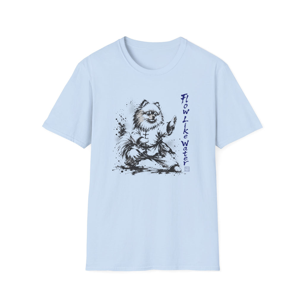 Flow Like Water Dog T-Shirt