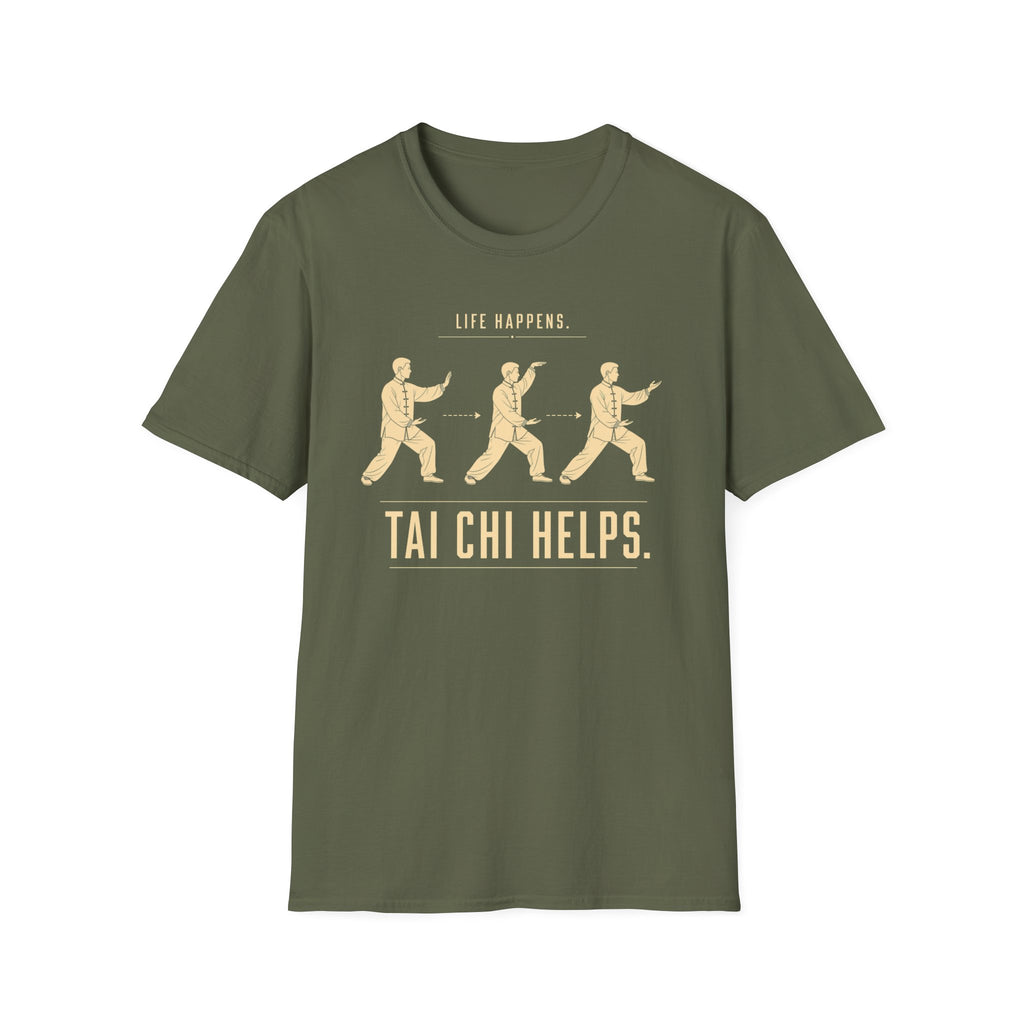 Tai Chi Helps - Three Practitioner T-Shirt
