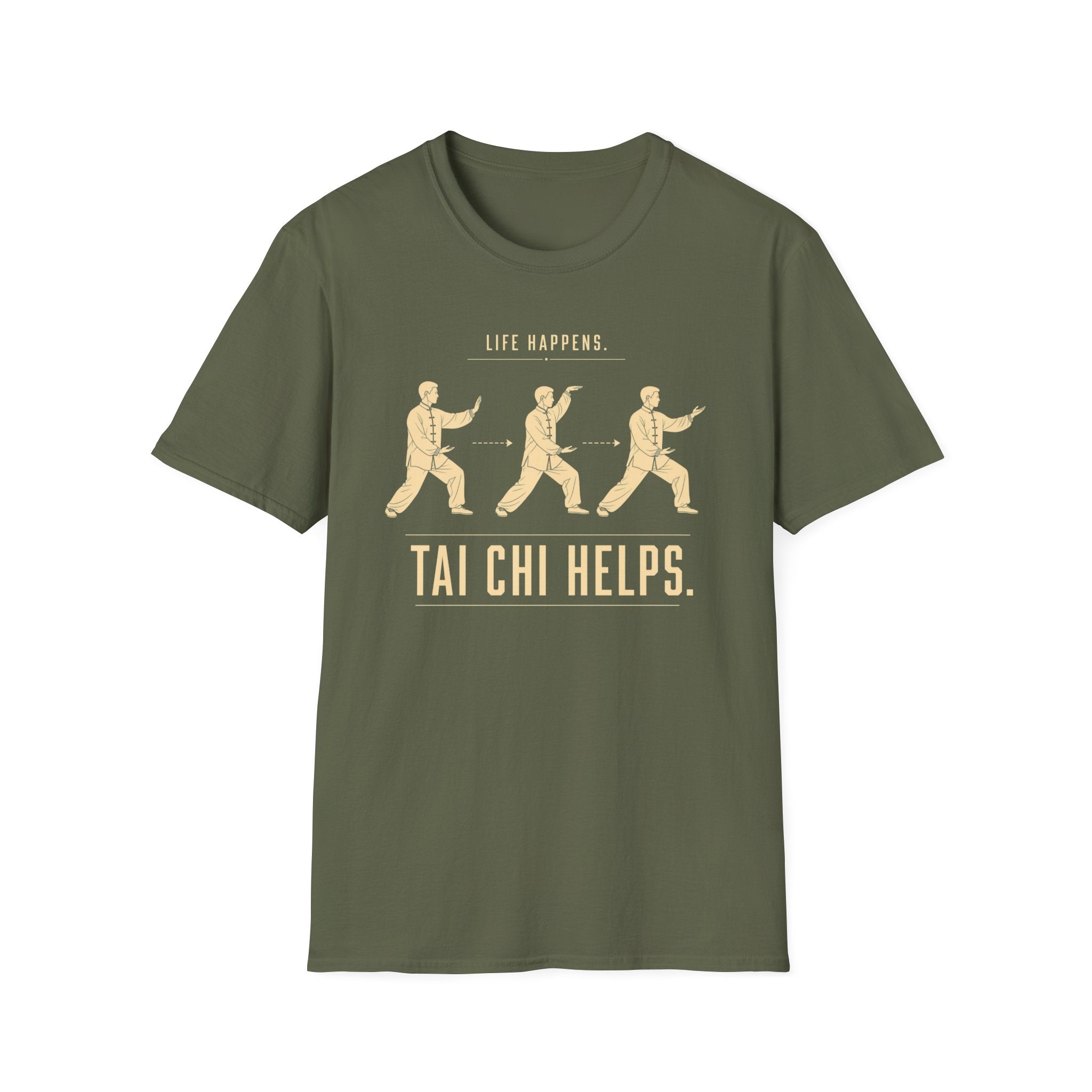 Tai Chi Helps - Three Practitioner T-Shirt
