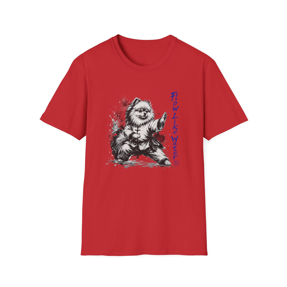 Flow Like Water Dog T-Shirt