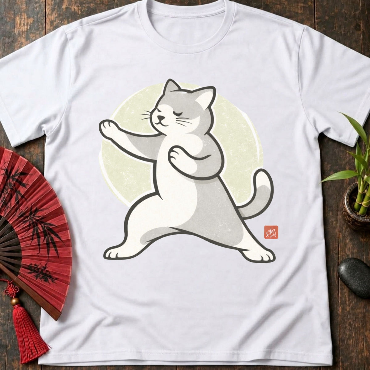 Tai Chi Cat T-Shirt