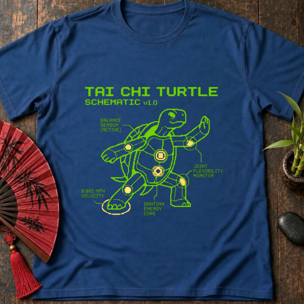 Turtle Retro Schematic T-Shirt