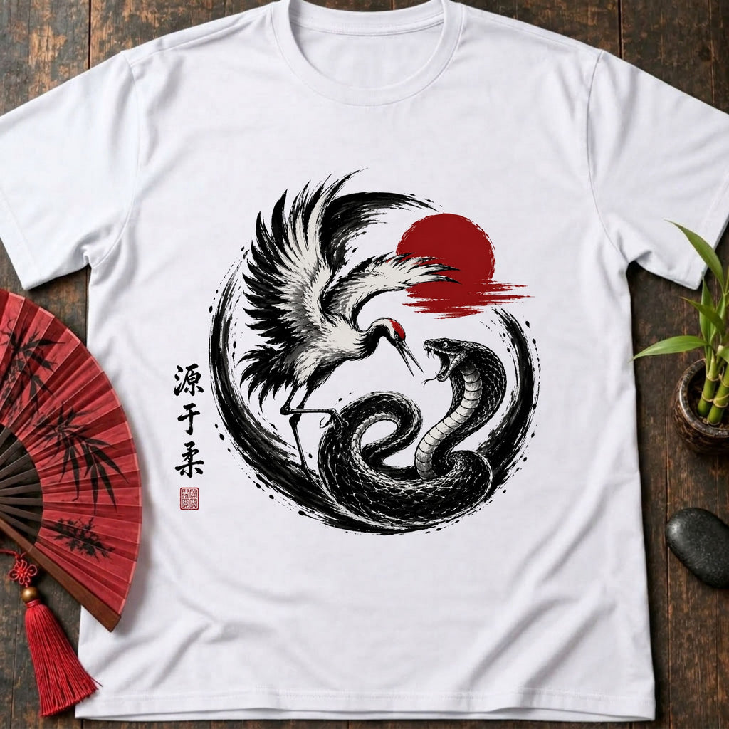 Snake and Crane T-Shirt