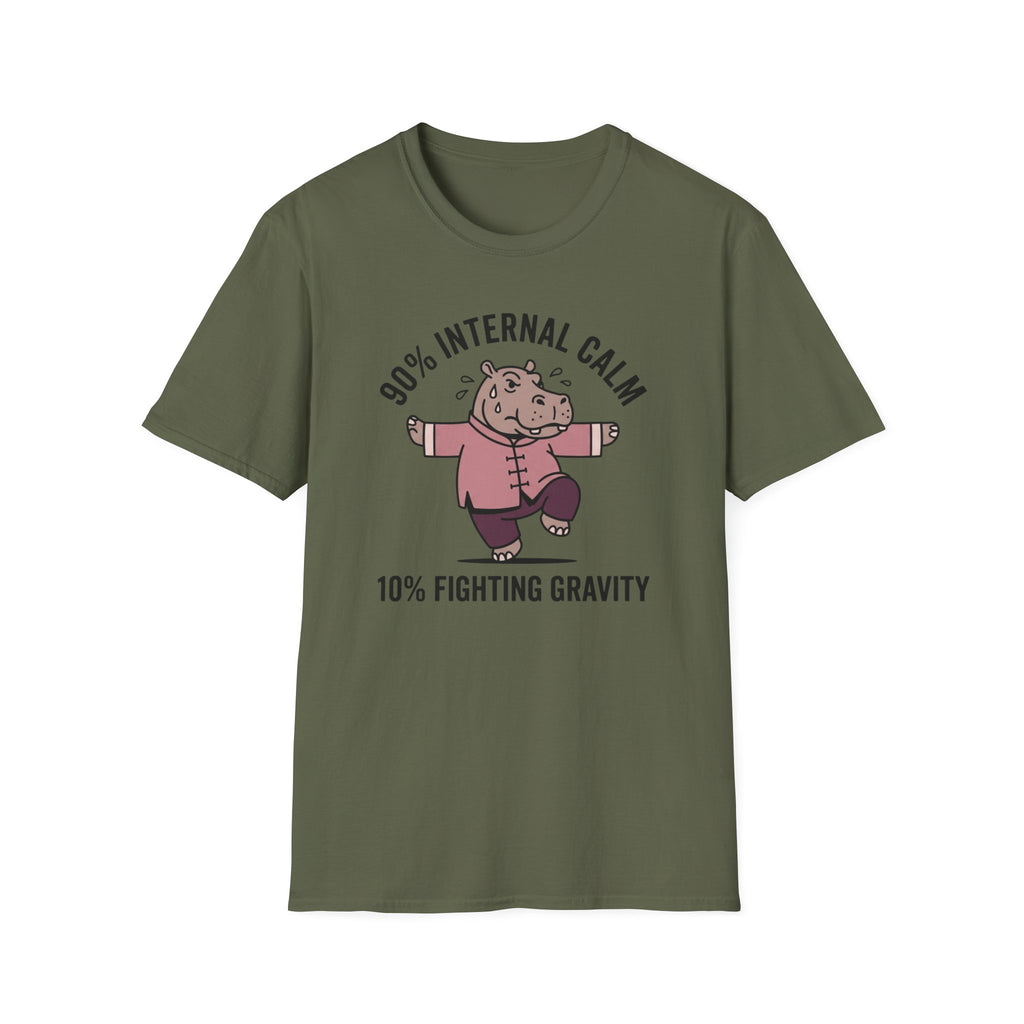 90 Percent Internal Calm. 10 Percent Fighting Gravity T-Shirt