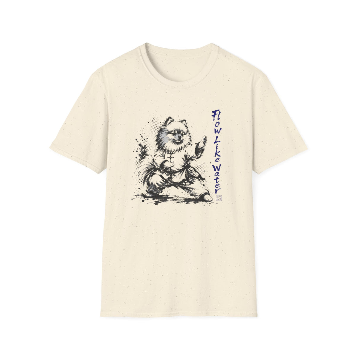 Flow Like Water Dog T-Shirt