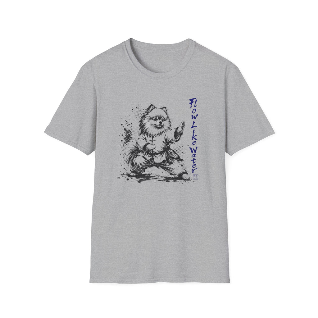 Flow Like Water Dog T-Shirt