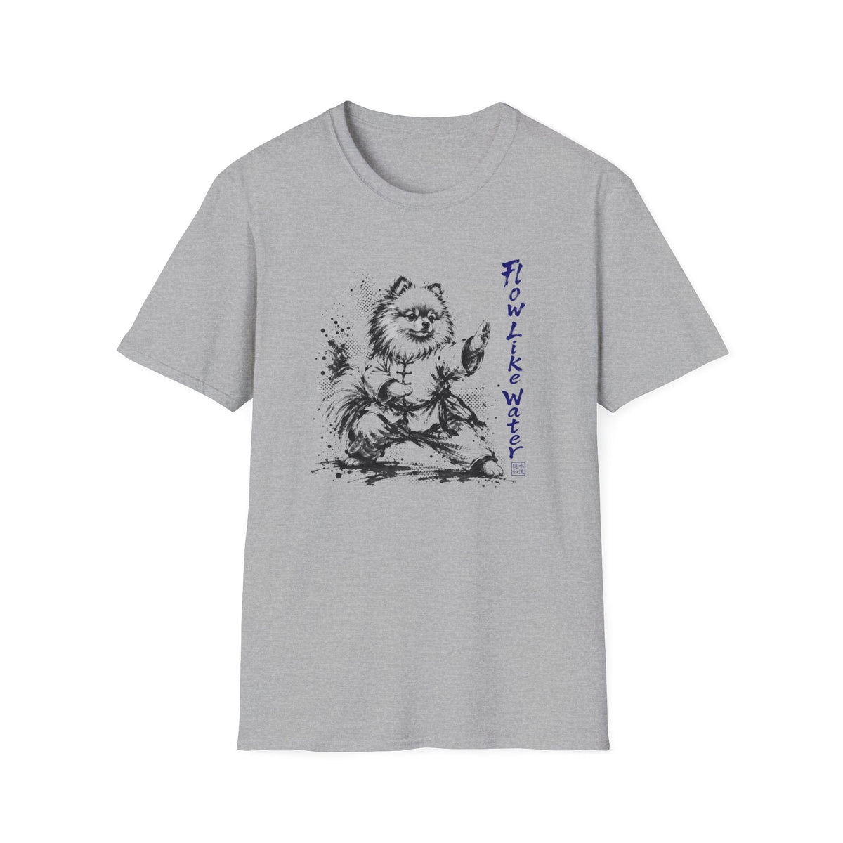 Flow Like Water Dog T-Shirt