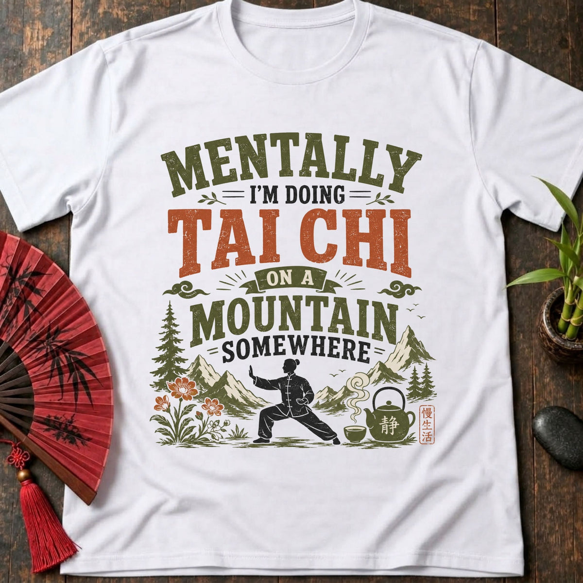 On A Mountain T-Shirt