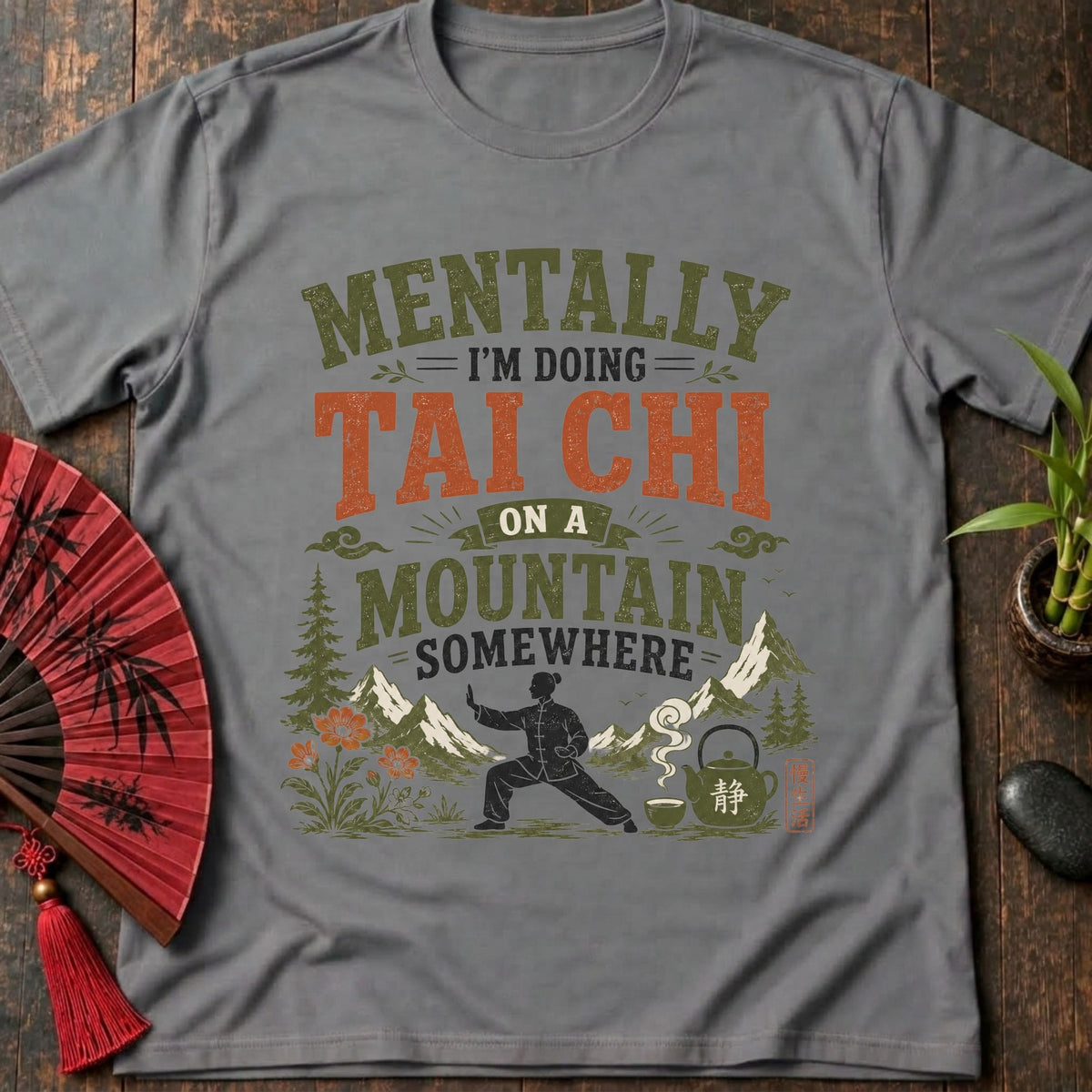 On A Mountain T-Shirt