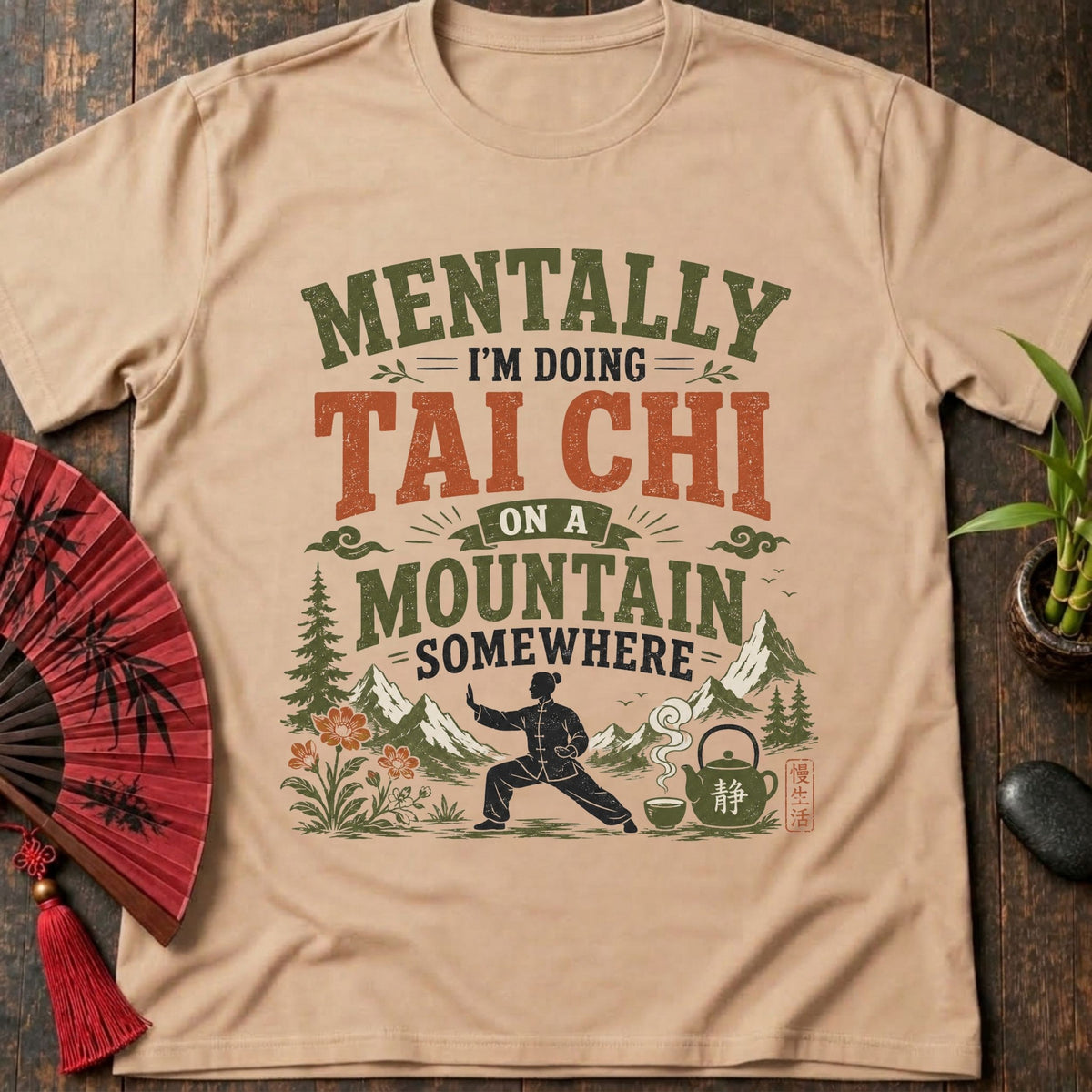 On A Mountain T-Shirt