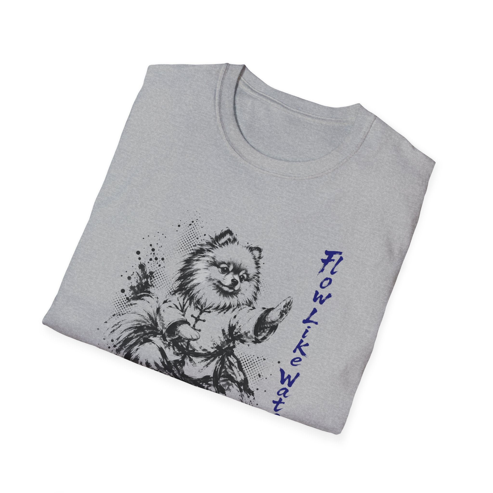 Flow Like Water Dog T-Shirt