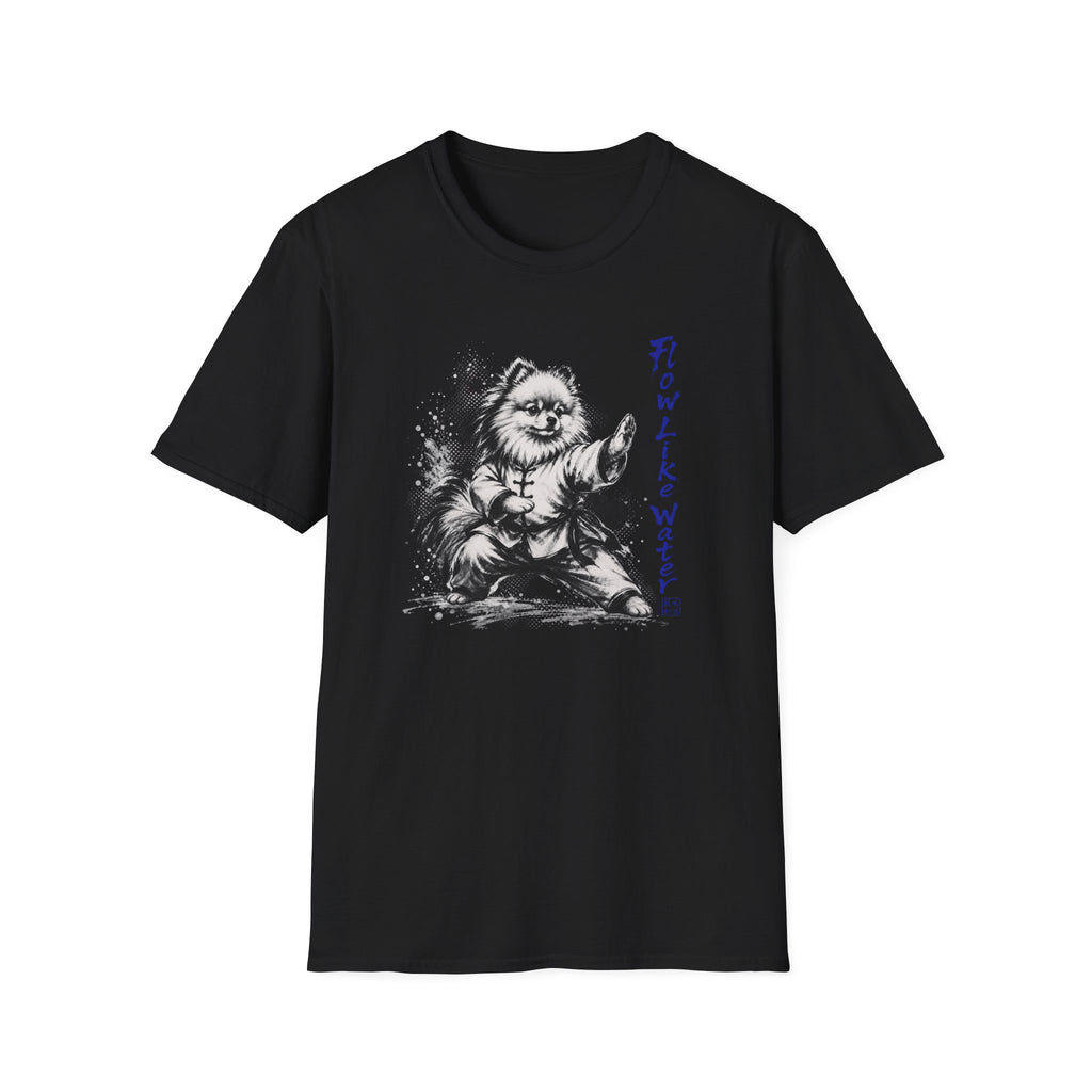 Flow Like Water Dog T-Shirt