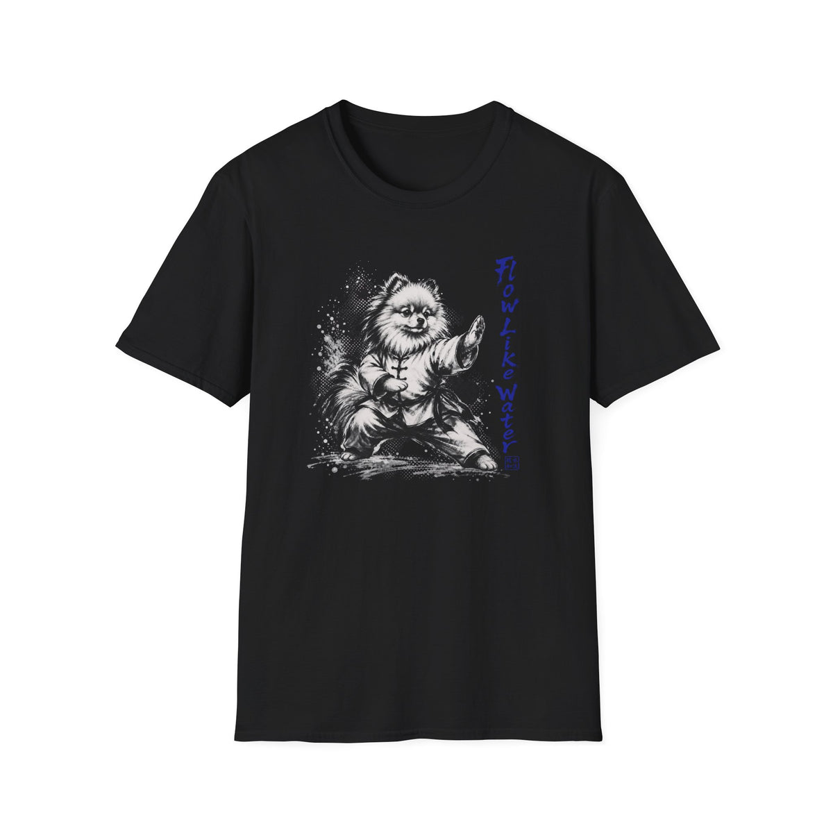 Flow Like Water Dog T-Shirt
