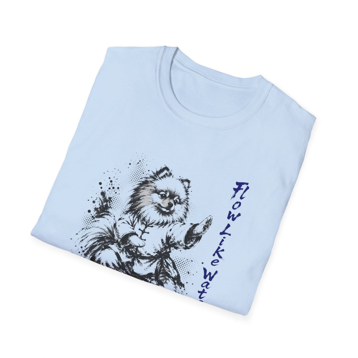 Flow Like Water Dog T-Shirt
