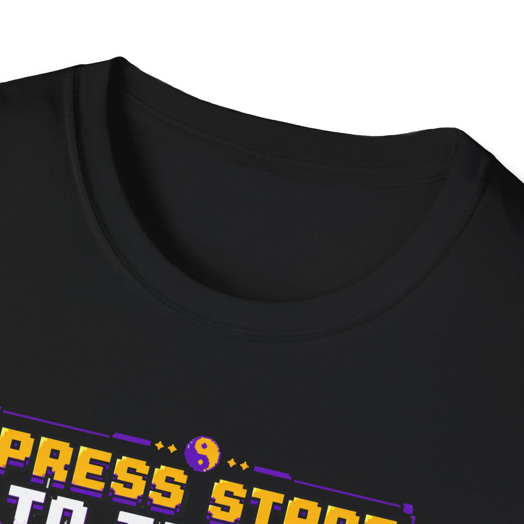 Press Start to Tai Chi Turtle T-Shirt