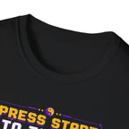 Press Start to Tai Chi Turtle T-Shirt