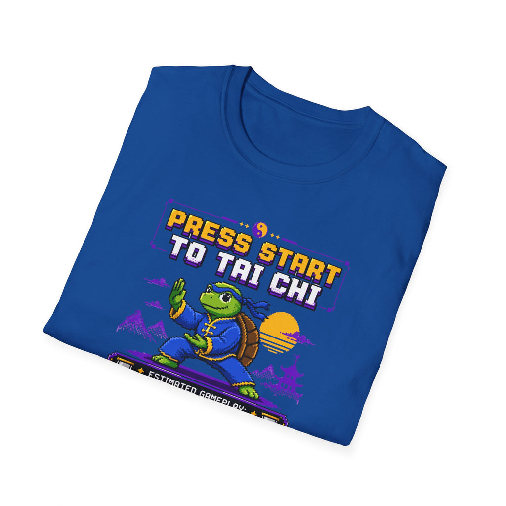 Press Start to Tai Chi Turtle T-Shirt